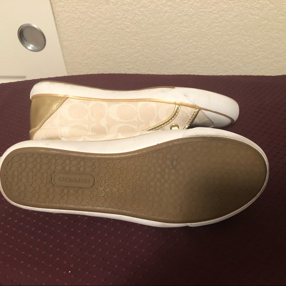 Coach canvas sneakers size 8.0 B - Picture 5 of 8